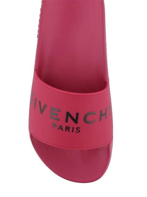 givenchy red white rubber slide|givenchy sandals size chart.